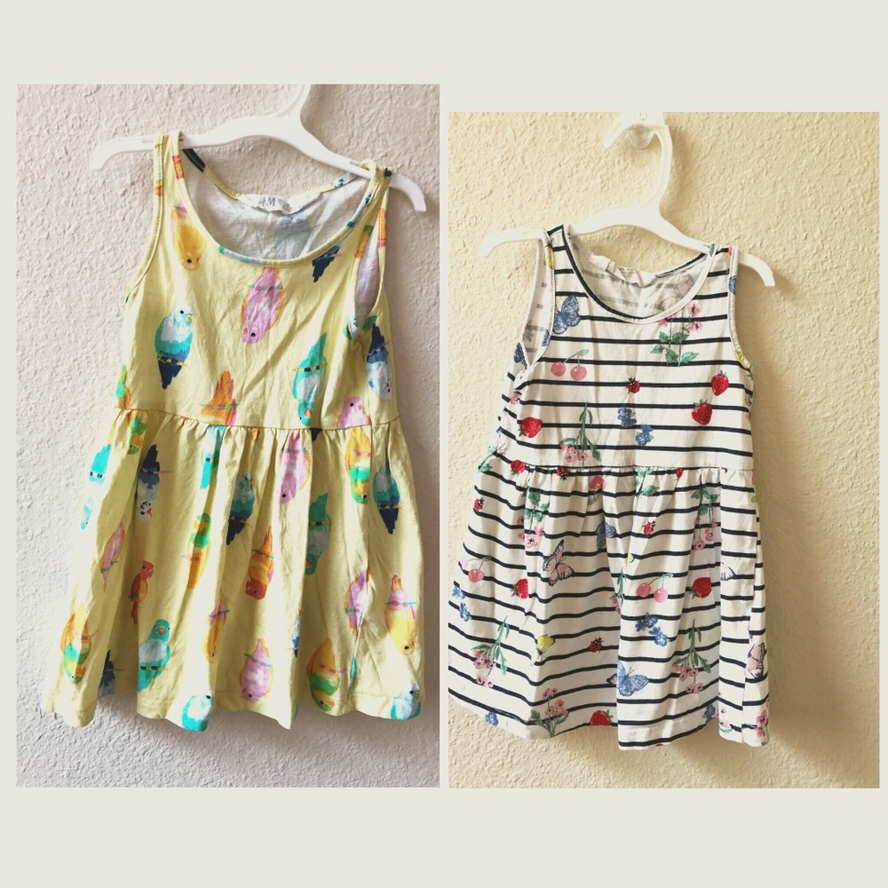H&M toddler girl 2T summer dress bundle
